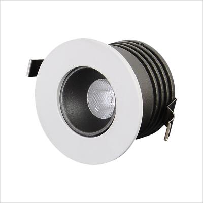 China Bridgelux Modern COB Lamp 3W Round Fixture Round LED Indoor Spot Lighting zu verkaufen