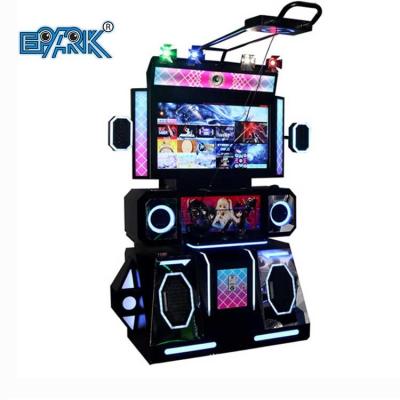 China Commercial Music Arcade Game Machine Arcade Dance Game Coin Operated VR Metal Dancing Games for sale