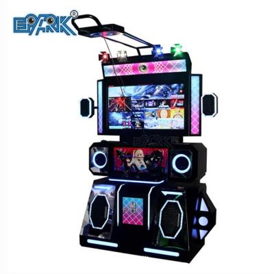 China Metal Virtual Reality Simulator 9d Vr Arcade Music Interactive Games Vr Dancing Game Machine 2022 for sale