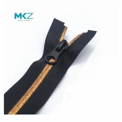 China Customizable MKZ Waterproof Zipper Tape Length Zippers Waterproof Zipper for Bags Garment Accessories for sale