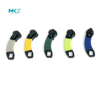 China Other Wholesale Custom Fancy Rubber Pull Zipper Sliders & Puller #3 #4 #5 #7 #8 #10 for sale