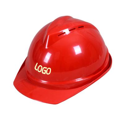 China Logo Workers Head High Protection ABS Safety Construction Promotional Printing Helmet Adjustable Headband With Protective Belt for sale