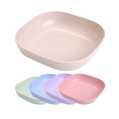 China Sustainable Top Selling Cheap Dishes Wheat Straw Restaurant Plates Unbreakable Dinnerware Eco - Friendly Dinnerware Set for sale