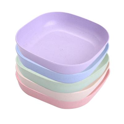 China Best Selling Sustainable Household Natural Plant Biodegrade Tableware Food Grade Fruit Tray For Home Use for sale