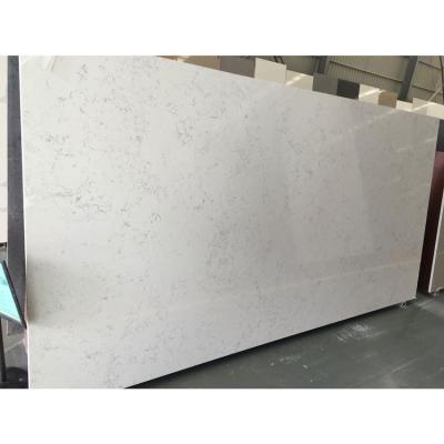 China Modern White Quartz Carrara Marble Artificial White Marble Slab for sale