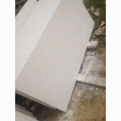 China Wholesales Modern Pure White Granite Pearl White Slab And Tiles Flamed for sale