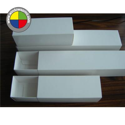 China Macarons Recyclable Single White Box for sale