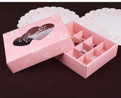 China Lovely cute recyclable chocolate box for wedding for sale