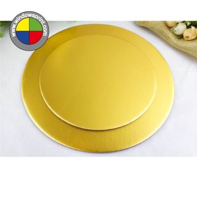 China Greaseproof gold/silver waterproof paper cake board for sale