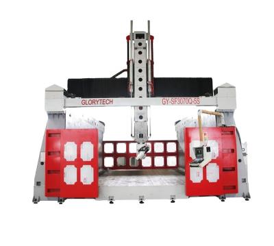 China 3500*8500*2000mm Big Aluminum Fiberglass Molds Making Gantry Moving 5 Axis CNC Machining Center for sale