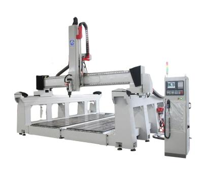 China 2000*4000*1000mm 2000*4000mm Wood 3D Foam Die Mold Model Making 4 Axis CNC Router Milling Machine for sale