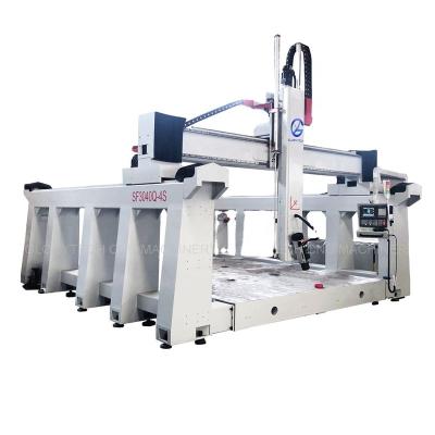 China Building Material Shops Heavy Structure 4 Axis 3D Wooden Molds Model Making CNC Router Machine for sale