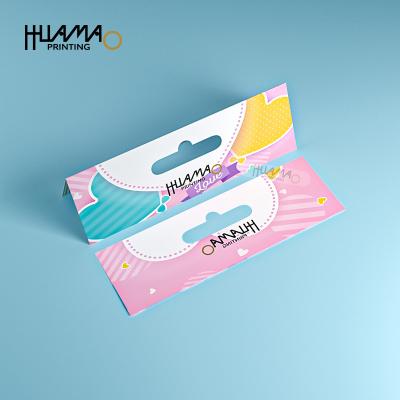 China Custom Head Recyclable Printer And Card Black Paper Cardboard Knocks Color Print Blister Card Aircraft Hole Packaging Back Header Card for sale