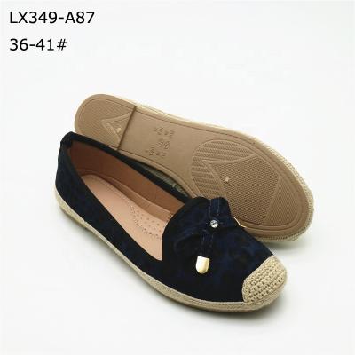 China Latest Style Jute Wrap Fashion Sandal Ladies Flat Shoes for sale