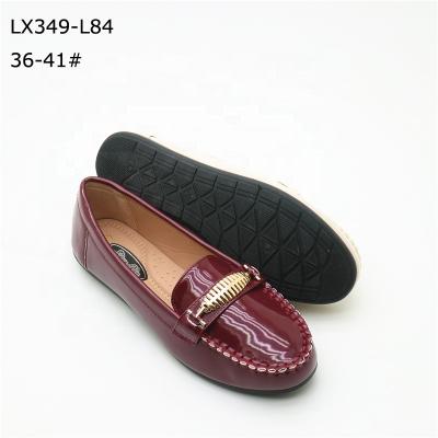 China Light up the latest faux leather upholstered ladies design shoes for sale