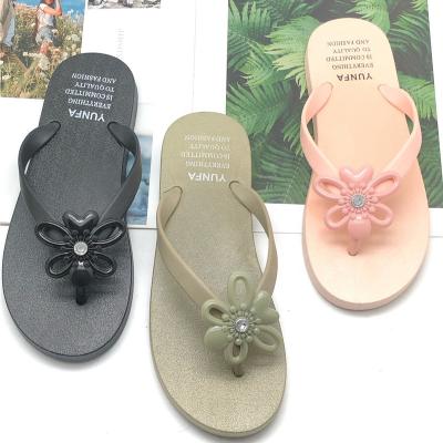 China Wholesale Fashion Trend Ladies Sandal Flip Flops Summer Women Shoes Beach Girls Slippers for sale