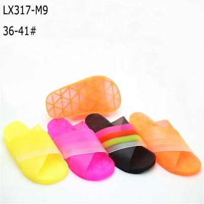 China Outdoor Breathable PU Candy Color Logo Slippers Slides Footwear Sandals Custom Made for Outdoor Women and Ladies for sale