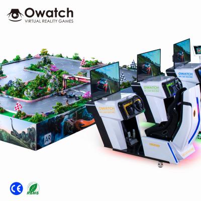 China Theme Park New Technology AR Racing Car Game Machine Multiplayer Interactive Entertainment Augmented Reality Simulator True for sale