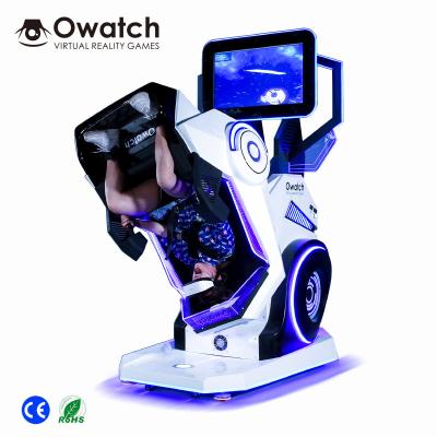 China Hot Sale Metal 9D VR Motion Chair Simulator 360 Flight Racing Simulator Cockpit For Sale for sale