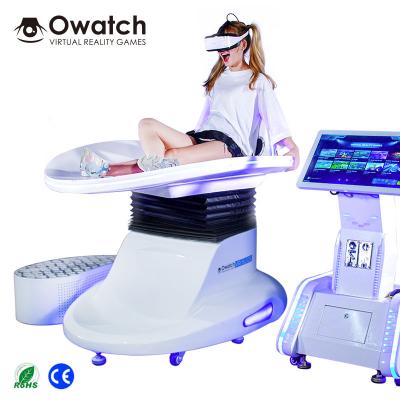 China Owatch Arcade Game Machine Virtual Reality Metal Roller Coaster Motion Simulator for sale