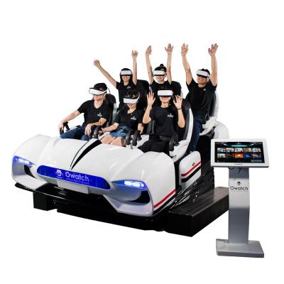 China Shopping Mall CE Approved Virtual Reality Family Large Capacity Six Seats 9D VR Egg Chair For Game for sale