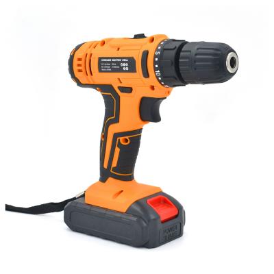 China Quality Guaranteed High Performance Lithium Single Drill 21V With 21V Tool Box for sale