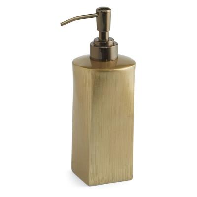 China Classic Foam Soap Dispenser Hotel Stone Bathroom Lotion Soap Resin Dispenser for sale