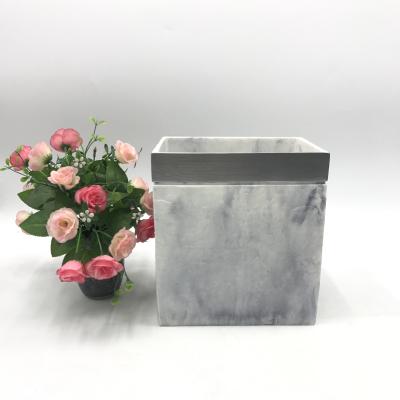 China Modern Elegant Marble Hotel Tissue Box Lid Resin Bathroom Home Accessories for sale