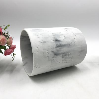 China Sustainable High Quality Marble Resin Bathroom Fixtures Waste Bin For Hotel for sale