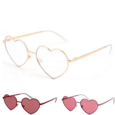 China Blue Light Blocking Glasses Heart Shaped Blue Light Blocking Glasses Eye Sight Anti Ray Computer Game Glasses blue for sale