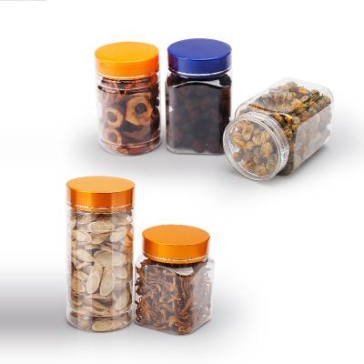 China High quality transparent 300ML food direct selling food candy wholesale storage jar plastic jar for sale