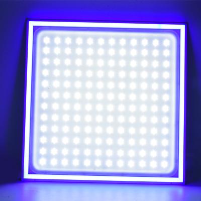 China Modern High Wattage 96W 120W Dimmable Frameless LED Ceiling Lamp Light Weight Back Lit Square Led Ceiling Panel Light for sale