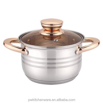 China Multifunctional stainless steel pot marble frying pan cookware kitchen tableware viable cookware cookware set for sale