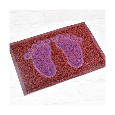 China Wholesale New Sundries Good Quality PVC Modern Warm Foot Entrance Door Mat for sale