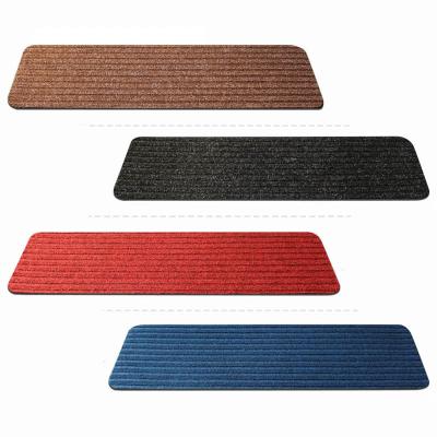 China Washable Lined Stair Treads Non Slip Anti Slip Stair Cover Self Stick Resistant Stair Mat 8