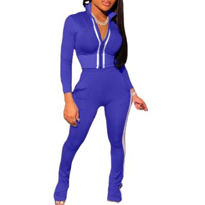 China Plus size 2021 new style fashion fall and winter clothing sports and leisure two-piece set for sale