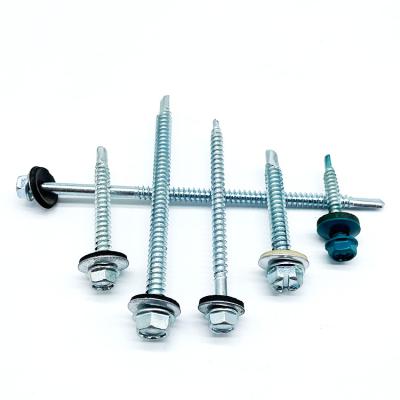 China HEX Metal Steel Roofing Screw Joints Hex Head Self Drilling Tapping Screw For Sandwich Panels for sale