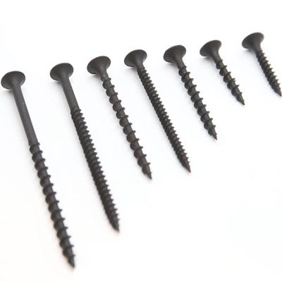 China Bugle Flat Phillips Head Drywall Screws Fine Thread Black Phosphated Drywall Screw Factory for sale