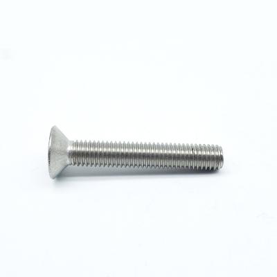 China Anti-Corrosion Ability 304 Stainless Steel DIN7991 Flat Head Hex Socket Head Machine Screws for sale