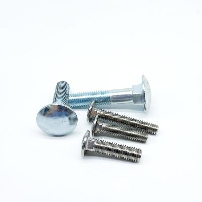 China Industry HDG/ZP/Plain and DIN603 Stainless Steel Carriage Bolt with Nut for sale