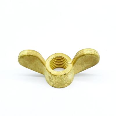 China High Quality Heavy Industry Wing Nut Hand Tighten Wing Nuts Rounded Brass for sale