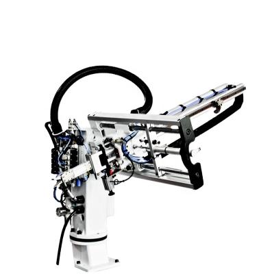 China 2020 New Small Machinery Repair Shops Telescopic Swing Arm Robot For 50 - 180 Ton Splice Harvester Injection Molding Machine for sale