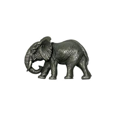 China Shape Vintage Silver Kitchen Sticker Wholesale Resin Opens Animal 3D Elephant Fridge Magnets for sale