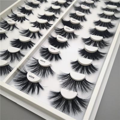 China Natural Fake Mink Lashes from Mink Eyelashes Own Brand Eyelashes from real feather rainsin for sale