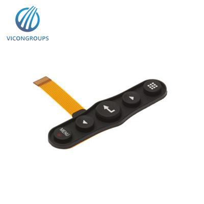 China Water-proof.durable.Eco-friendly Conductive Silicone Buttons Silicone Keypad Electronic Membrane Switch for sale