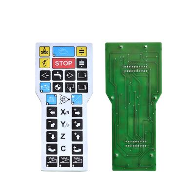 China Water-proof.durable.Eco-friendly Membrane Switch Metal Dome PCB Digital Custom Membrane Keyboard for sale