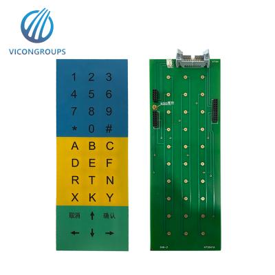 China Long Lifespan Membrane Keypad PCB Numeric Membrane Keyboard for sale