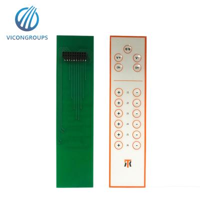 China Telecommunication Equipment PCB Membrane Switch LED Membrane Keyboard Led PCB Board for sale