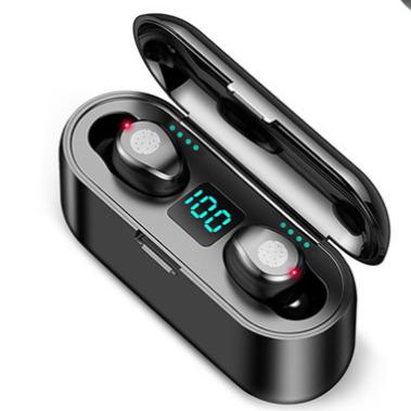 China In-ear wireless earphone, earphone with case in-ear wireless charging waterproof earphone, suitable for smart phone, notebook, sports for sale