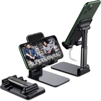 China This year of life's popular foldable angle and height adjustable mobile phone desk stand, stable non-slip design compatible with smar for sale